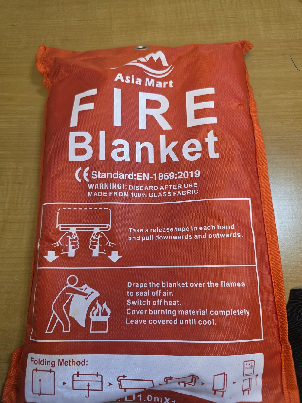 Fire Blanket – Red Emergency Safety Blanket